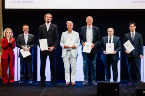 Bild Preisträger:innen Christoph Minichsdorfer, Philipp Pavelka, Thomas Binder, Stefan Winkler, Thomas Scheidl, Robert Wanderer©Sebastian Judtmann