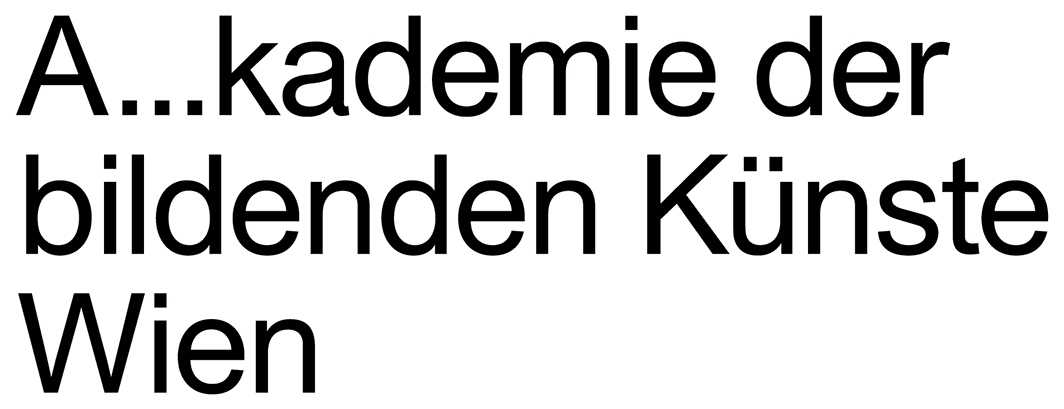 Logo Akademie der bildenden Künste Wien